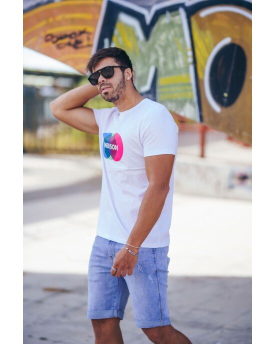T-shirt Emerson άσπρο T-shirt Emerson άσπρο